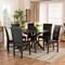 Baxton Studio Jeane Dark Brown Upholstered and Finished Wood 7-Piece Dining Set 170-8031-10894 - alternate 7